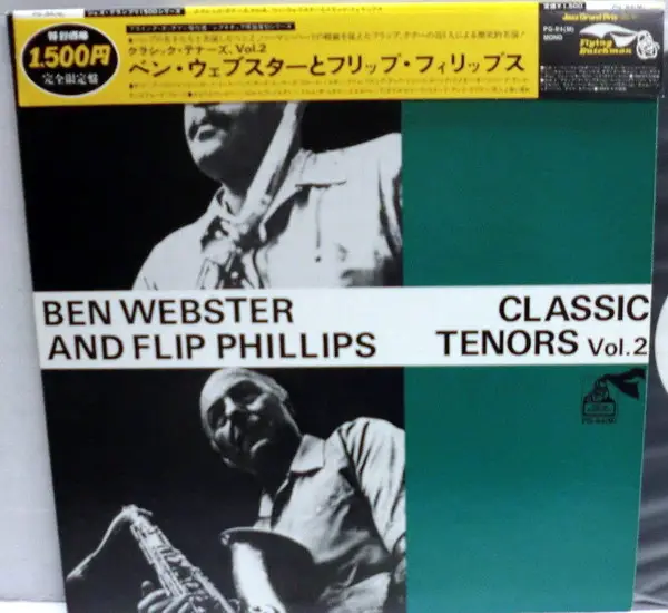 BEN WEBSTER , FLIP PHILLIPS - Classic Tenors, Vol.2 (MONO) - LP