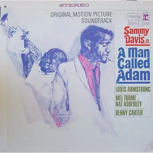 BENNY CARTER FEATURING THE VOICES OF SAMMY DAVIS JR. , LOUIS ARMSTRONG AND MEL TORMÉ - A Man Called Adam - LP