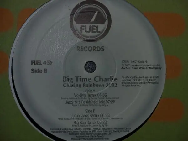 BIG TIME CHARLIE - Chasing Rainbows 2002 - 12 inch x 1