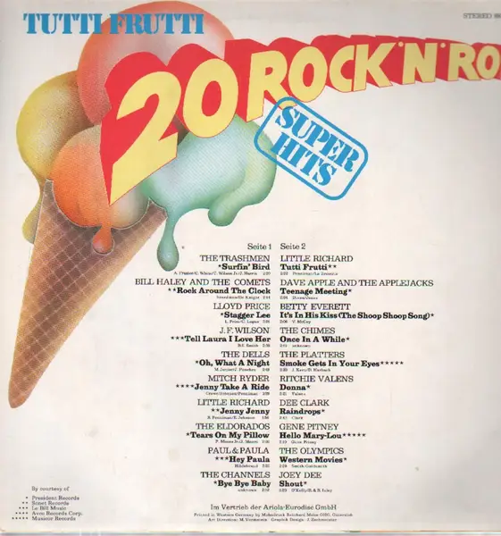 Bill Haley, Mitch Ryder a.o. 20 Rock'n'Roll Super Hits