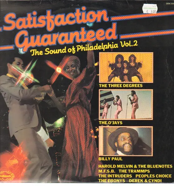 BILLY PAUL, M.F.S.B., THE O'JAYS, PEOPLES CHOICE A. O. - Satisfaction Guaranteed - The Sound Of Philadelphia Vol. 2 - Disque 33T