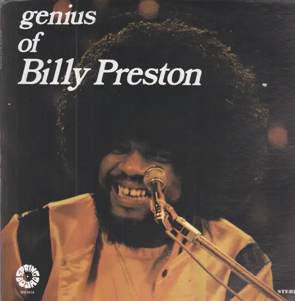 BILLY PRESTON - The Genius Of Billy Preston - Disque 33T
