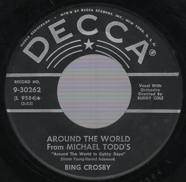 BING CROSBY / VICTOR YOUNG - Around The World - Disque 45T x 1