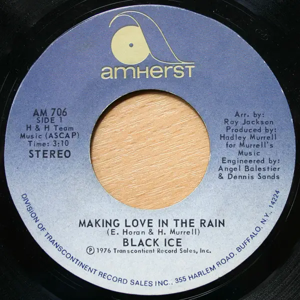 BLACK ICE (7) - Making Love In The Rain - Disque 45T x 1