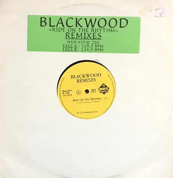 BLACKWOOD - Ride On The Rhythm Remixes - Disque Maxi x 1