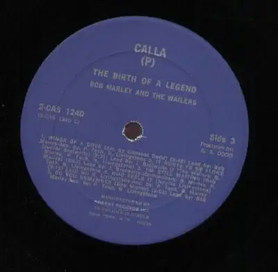 BOB MARLEY & THE WAILERS - The Birth Of A Legend - Disque 33T x 2