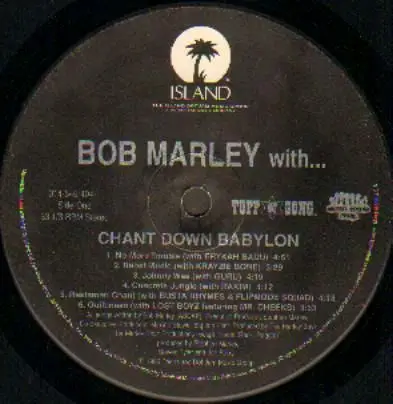 BOB MARLEY - Chant Down Babylon - LP