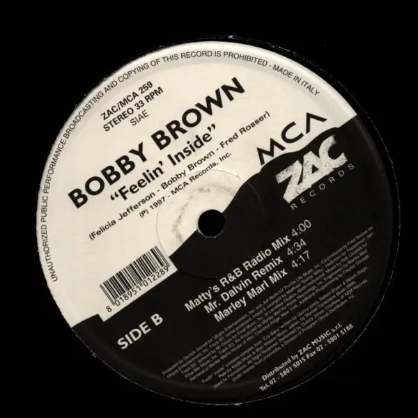 Bobby Brown Feelin' Inside