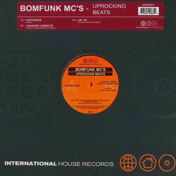 BOMFUNK MC'S - Uprocking Beats - Disque Maxi x 1