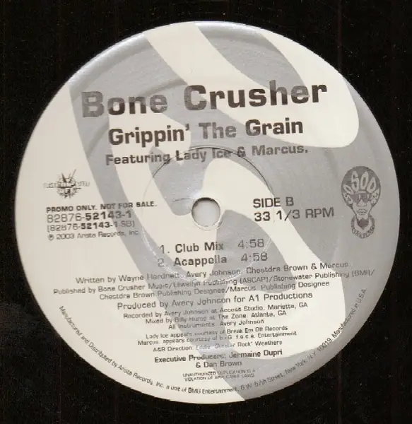 2 FEATURING LADY ICE & MR. MARCUS - Grippin' The Grain - Disque Maxi 45T
