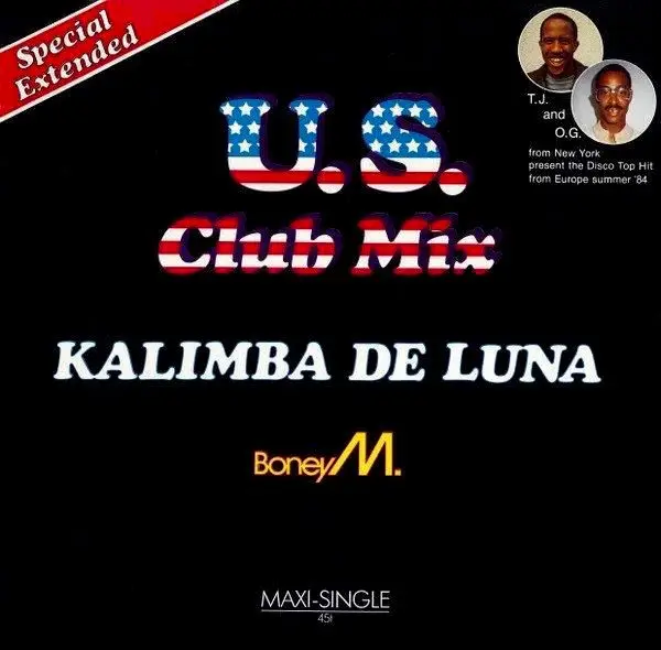 BONEY M. - Kalimba De Luna (Special Extended U.S. Club Mix) - Disque Maxi 45T