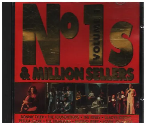 BONNIE TYLER / THE KINKS / DONOVAN A.O. - No.1s & Million Sellers - Volume 1 - CD
