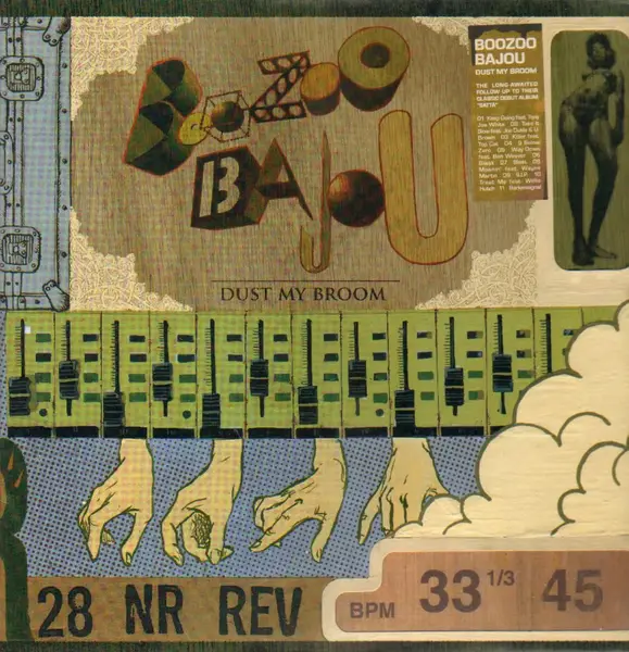BOOZOO BAJOU - Dust My Broom (ORIGINAL 1ST PRESS ON !K7 RECORDS) - LP x 2