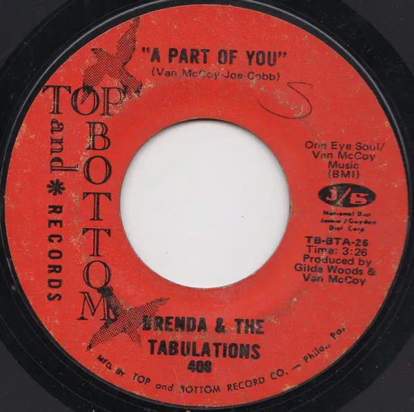 BRENDA & THE TABULATIONS - A Part Of You / When There's A Will (There's A Way) - 7inch x 1
