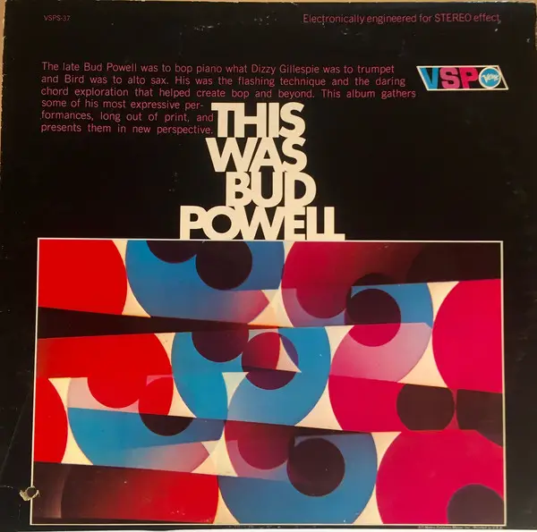 BUD POWELL - This Was Bud Powell - LP