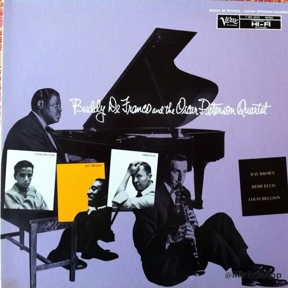 BUDDY DEFRANCO AND THE OSCAR PETERSON QUARTET - Buddy De Franco And The Oscar Peterson Quartet (MONO) - LP