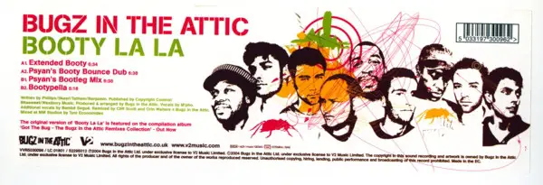 BUGZ IN THE ATTIC - Booty La La - Disque Maxi x 1