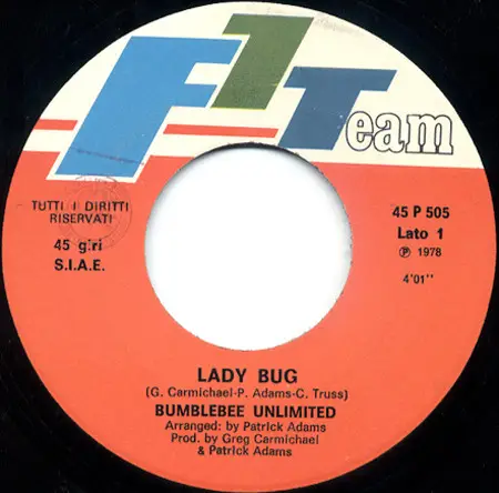 BUMBLEBEE UNLIMITED - Lady Bug (COMPANY SLEEVE) - 7inch x 1