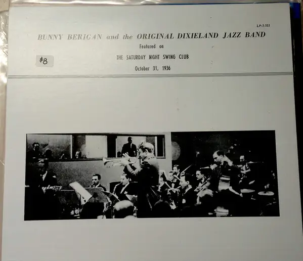BUNNY BERIGAN AND ORIGINAL DIXIELAND JAZZ BAND - The Saturday Night Swing Club - LP