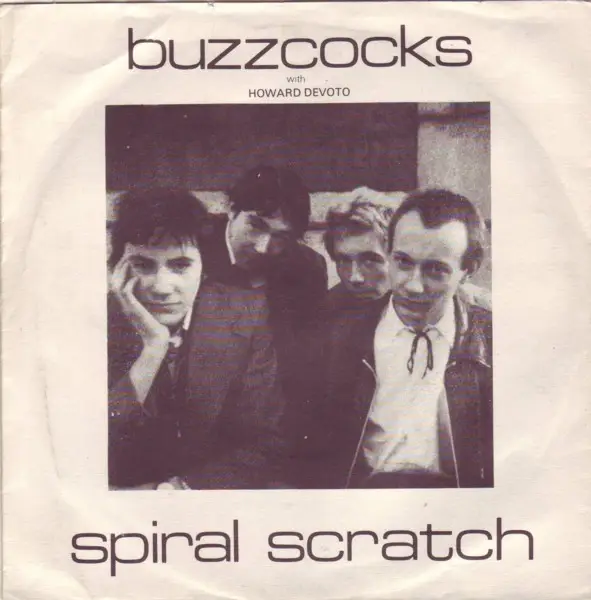 BUZZCOCKS WITH HOWARD DEVOTO - Spiral Scratch (EP) - 7inch x 1
