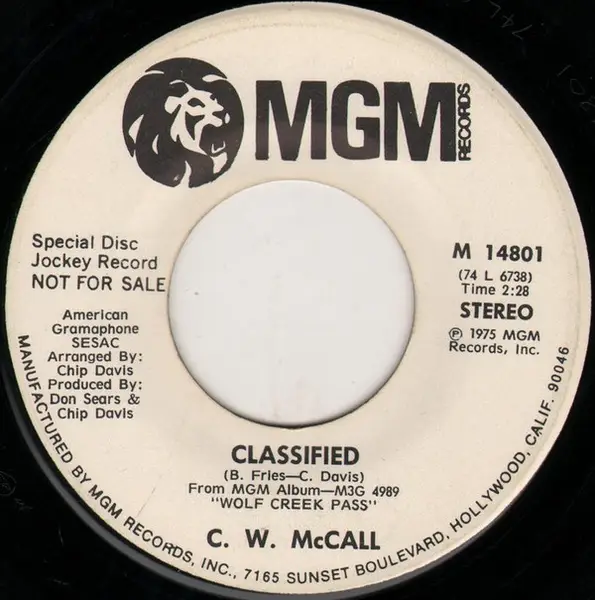 C.W. McCall Classified