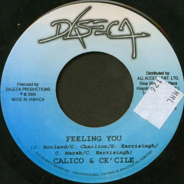 CALICO & CE'CILE / TORNADO & DEJAVUE - Feeling You / Sintt'n Fi Die Fah - Disque 45T x 1
