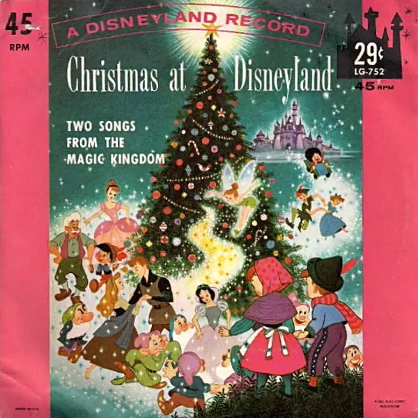 CAMARATA CHORUS AND ORCHESTRA - Christmas At Disneyland (MONO) - 7inch x 1