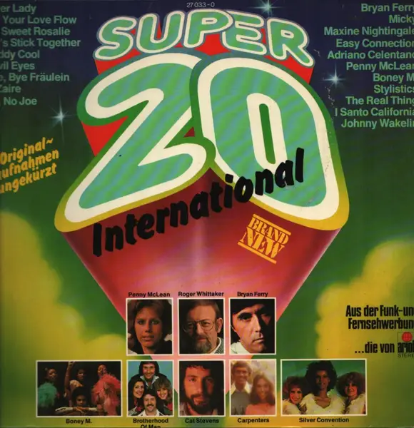 CAT STEVENS, BONEY M., CARPENTERS A.O. - Super 20 International - LP