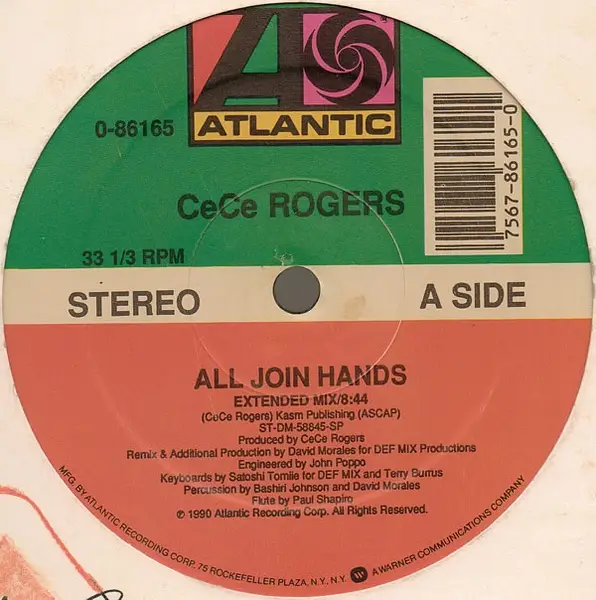 CE CE ROGERS - All Join Hands - Disque Maxi 45T