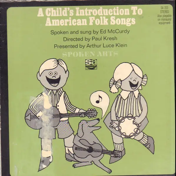 CHILDREN RECORDS (ENGLISH) - A Child's Introduction To American Folk Songs - LP
