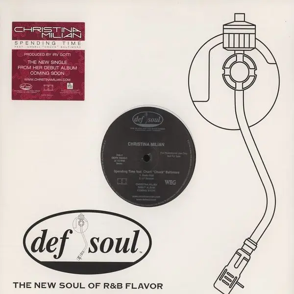 CHRISTINA MILIAN FEAT. CHARLI BALTIMORE - Spending Time - Disque Maxi 45T