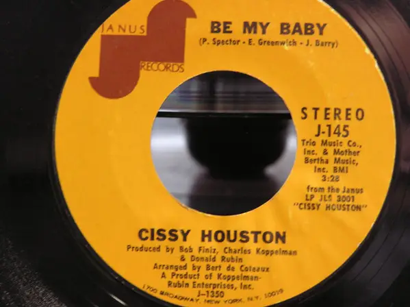 CISSY HOUSTON - I'll Be There - Disque 45T x 1