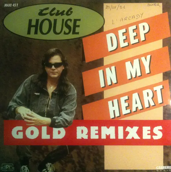 CLUB HOUSE - Deep In My Heart (Gold Remixes) - 12 inch x 1