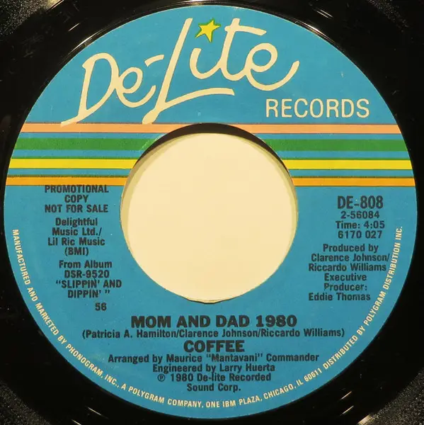 COFFEE - Mom And Dad 1980 - Disque 45T x 1