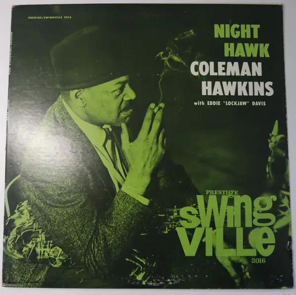 COLEMAN HAWKINS WITH EDDIE ''LOCKJAW'' DAVIS - Night Hawk (MONO) - Disque 33T