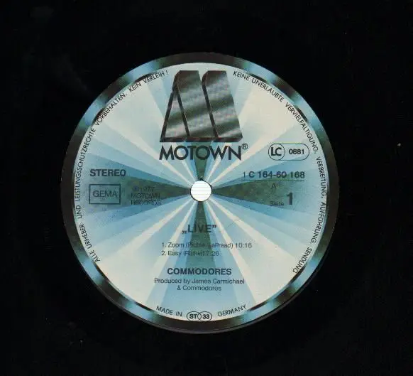COMMODORES - Live! - LP x 2