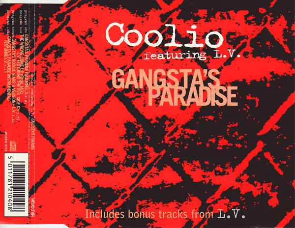 COOLIO FEATURING LV - Gangsta's Paradise - CD single