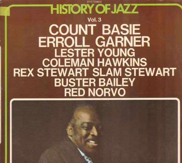 COUNT BASIE/ERROL GARNER - History of Jazz Vol.3 - Disque 33T
