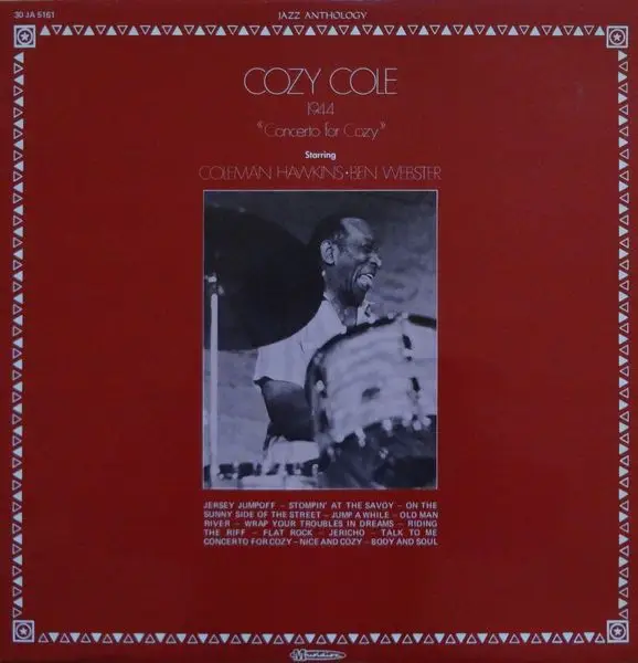 COZY COLE STARRING COLEMAN HAWKINS , BEN WEBSTER - 1944 - Concerto For Cozy - Disque 33T