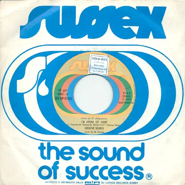 CREATIVE SOURCE - I'm Gonna Get There (COMPANY SLEEVE) - 7inch x 1