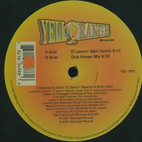 CRYSTAL CLEAR FEAT. ALESSANDRA - Live Your Life - Disque Maxi x 1