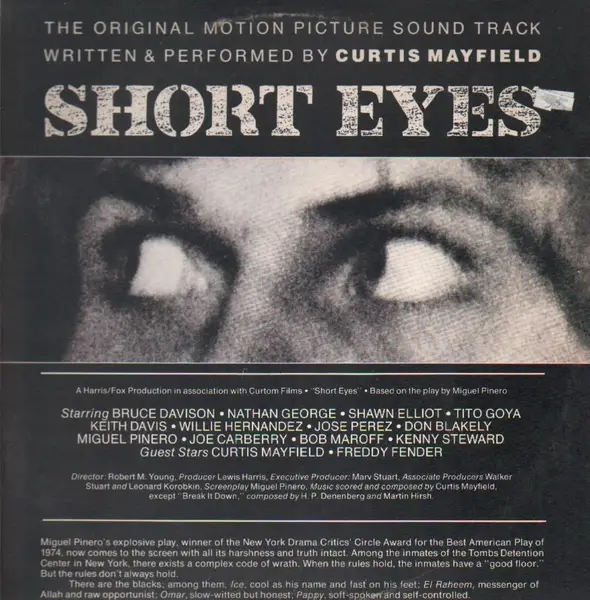CURTIS MAYFIELD - Short Eyes - The Original Picture Soundtrack - Disque 33T