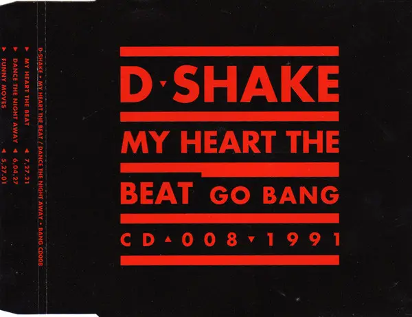 D-SHAKE - My Heart The Beat - CD single
