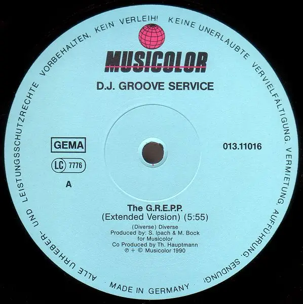 D.J. GROOVE SERVICE - The G.R.E.P.P. - 12 inch x 1