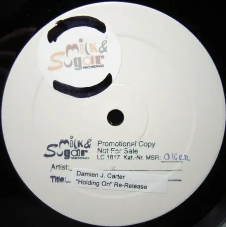 DAMIEN J. CARTER - Holding On - Disque Maxi x 1
