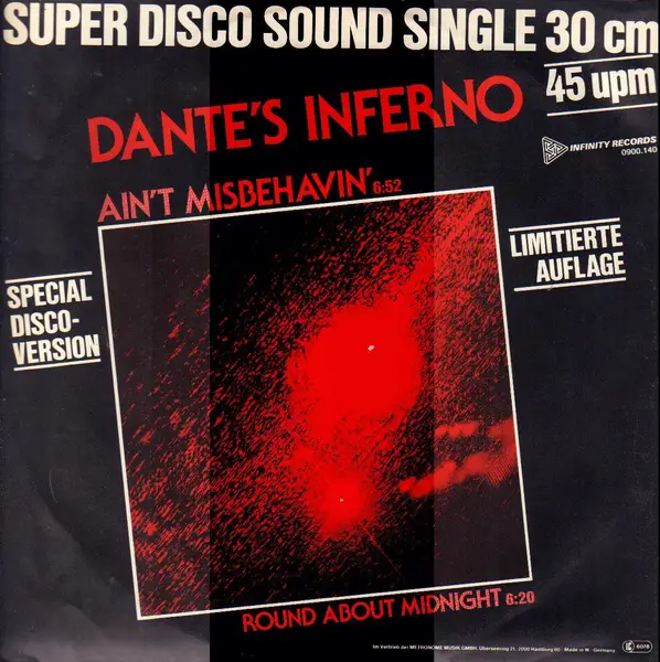 DANTE'S INFERNO - Ain't Misbehavin' (LIMITED EDITION) - Disque Maxi x 1