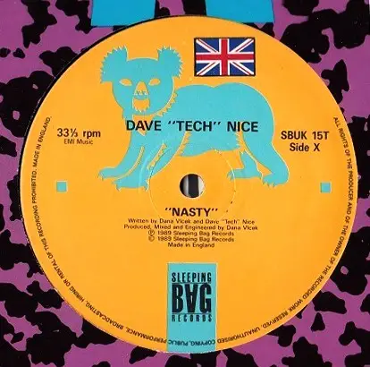 DAVE 'TECH' NICE - Nasty - Disque Maxi x 1