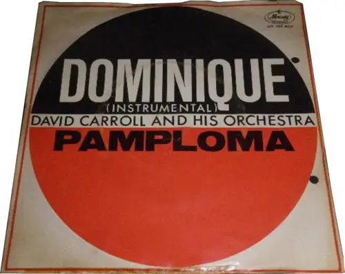 DAVID CARROLL & HIS ORCHESTRA - Dominique - 7inch x 1