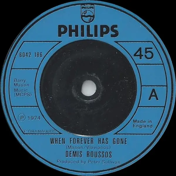 Demis Roussos When Forever Has Gone
