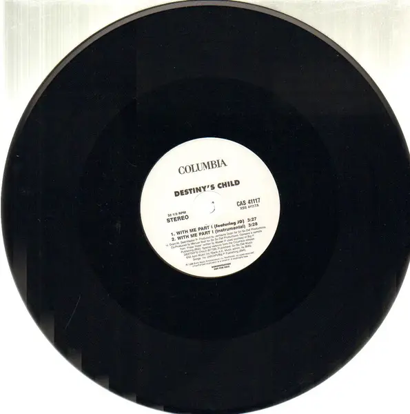 DESTINY'S CHILD - With Me - Disque Maxi 45T